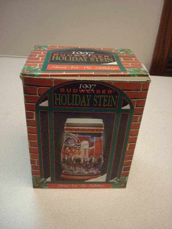 1997 Budweiser Holiday Stein Mug
