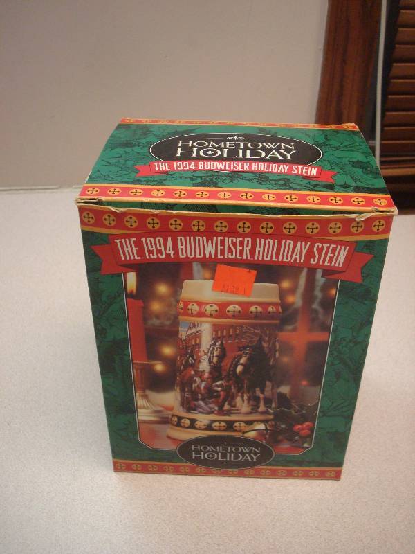 1994 Budweiser Holiday Stein