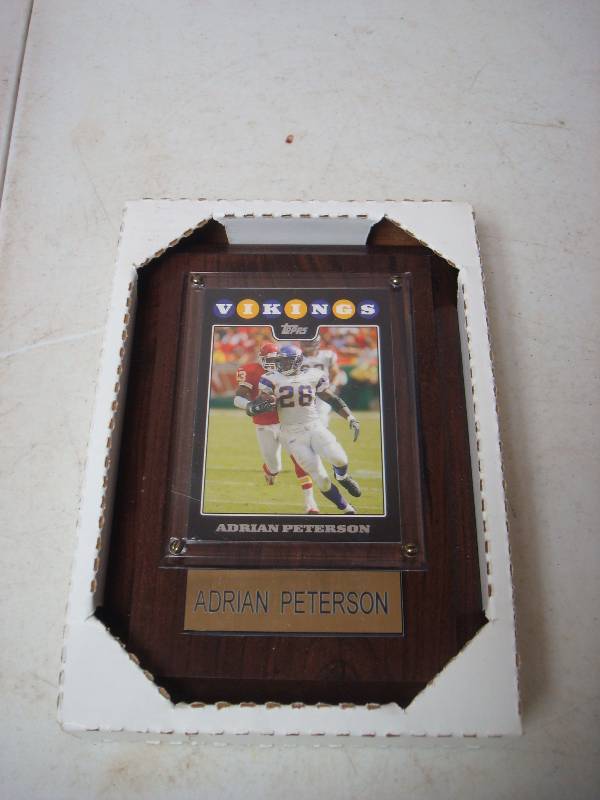 Adrian Peterson Framed Card