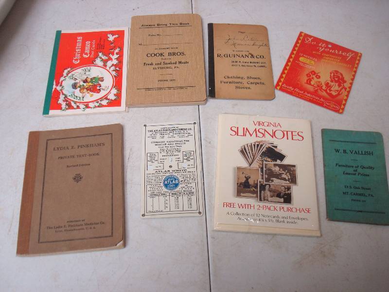 Lot Of Vintage Notebooks