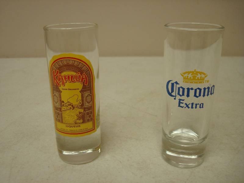 Pair of Tall Shot Glasses