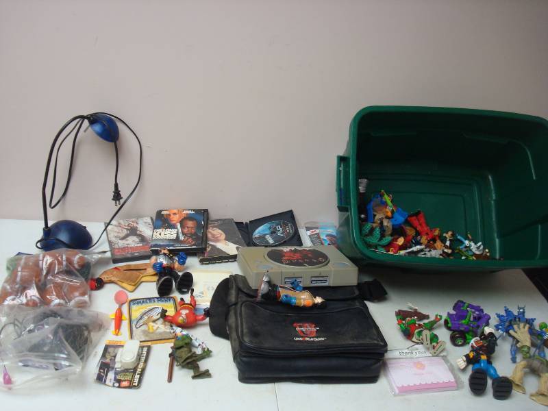Bin Filled With Mixed Items