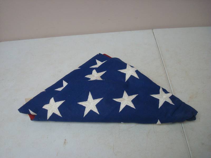 Large 9 Foot Cotton American Flag