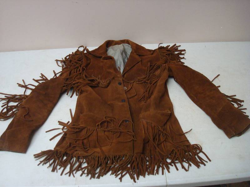 Vintage Joo-Kay Leather Fringe Coat, Show Some Wear