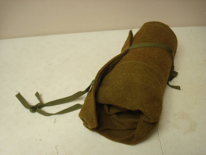 Vintage Army Sleeping Bag, Shows Wear
