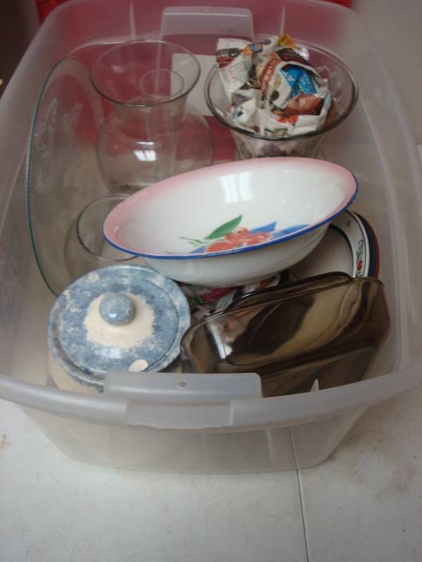 Lot Of Dishes And Kitchen Items