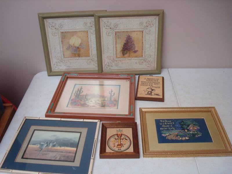 Lot Of Framed Pictures