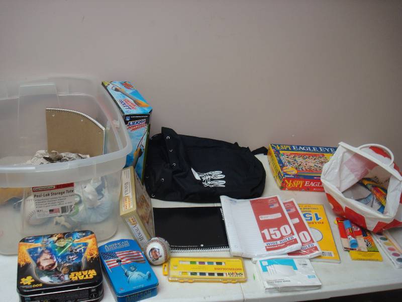 Lot Of Mixed Items, Some School Items