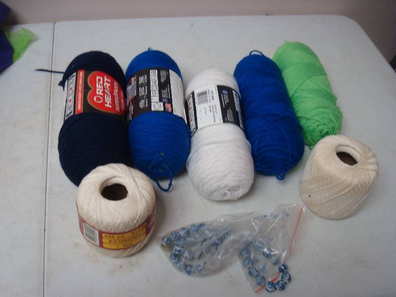 Bag Filled With Yarn