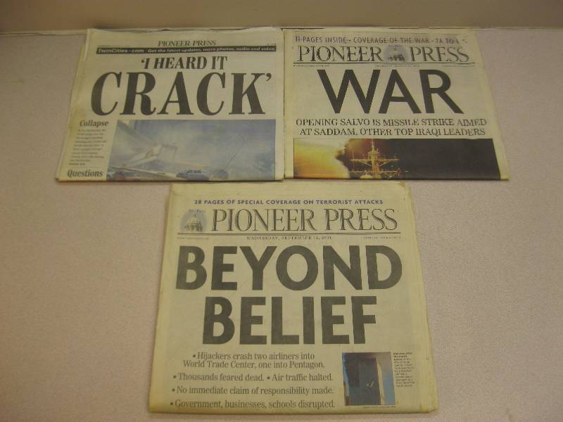 Lot Of 911 Newspapers