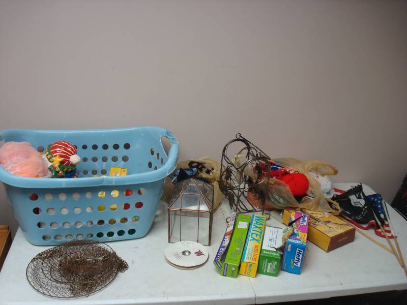 Basket With Some Mixed Items