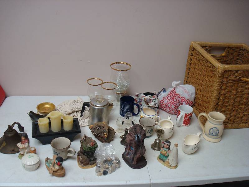 Box Filled With Decor Items