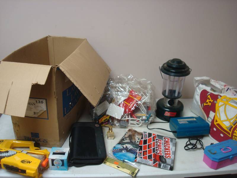 Box Filled With Random Items