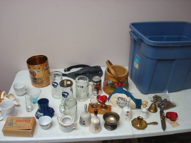 Bin Filled With Mixed Items