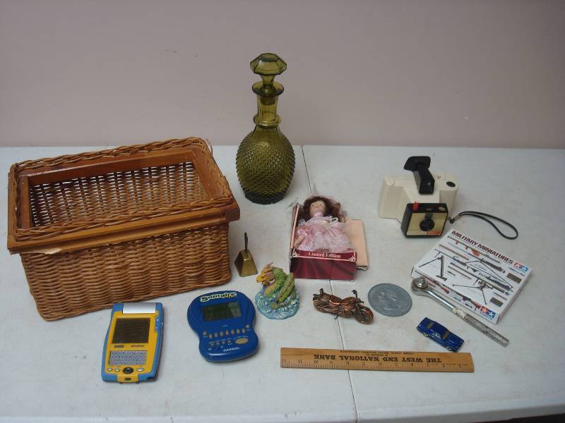 Basket With Mixed Items