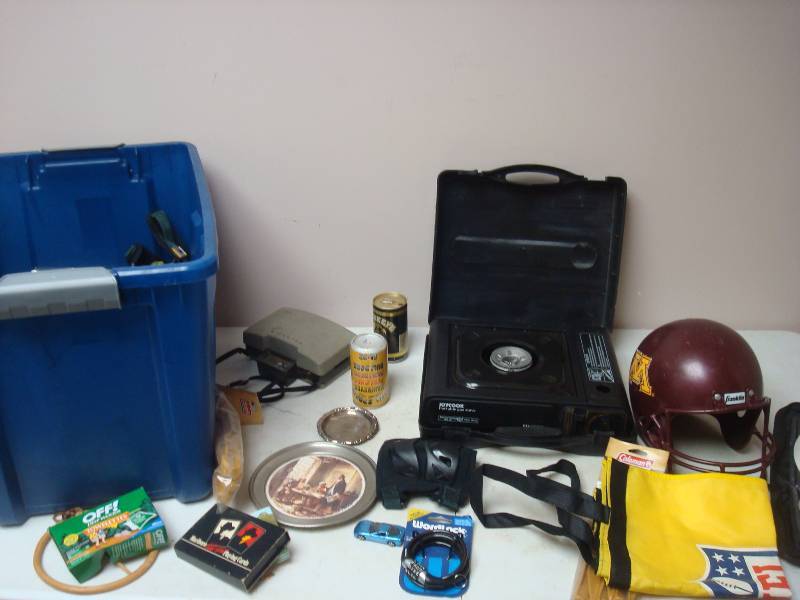 Bin Filled With Mixed Items