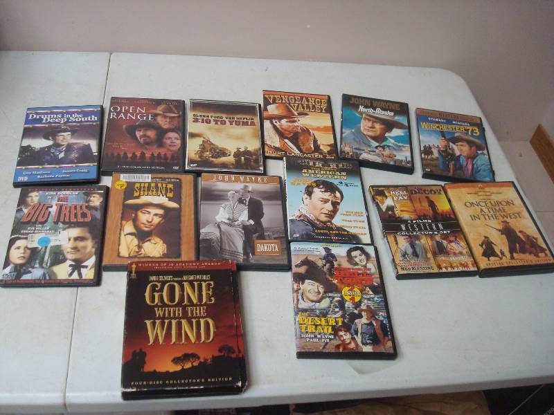 Lot Of Western DVDs Most Have Some Scratches