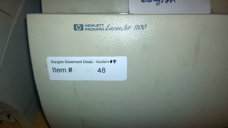 lot 48 image: HP LaserJet 1100 Printer