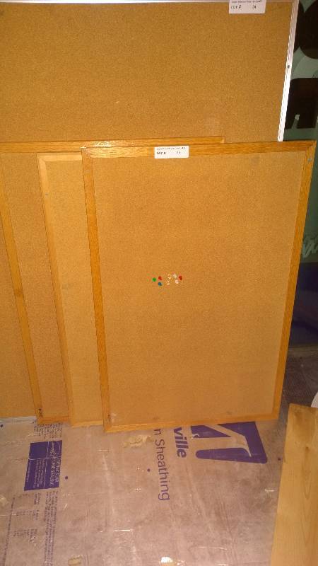 lot 35 image: 3 Bulletin boards