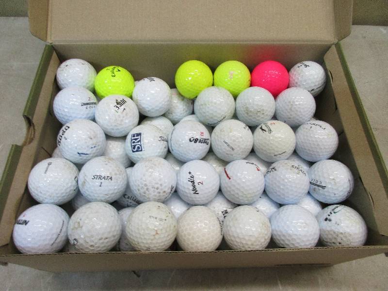 7 dozen golf balls