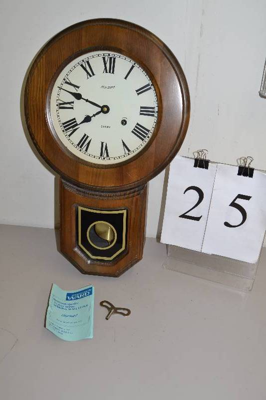 lot 25 image: Wall Clock