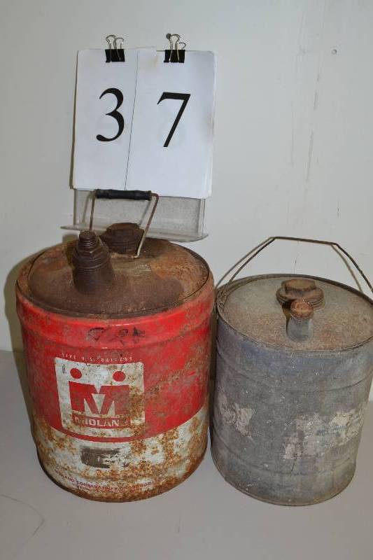 lot 37 image: Gas cans