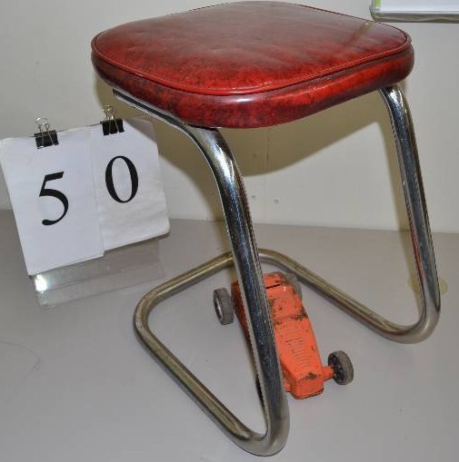 lot 50 image: stool & car