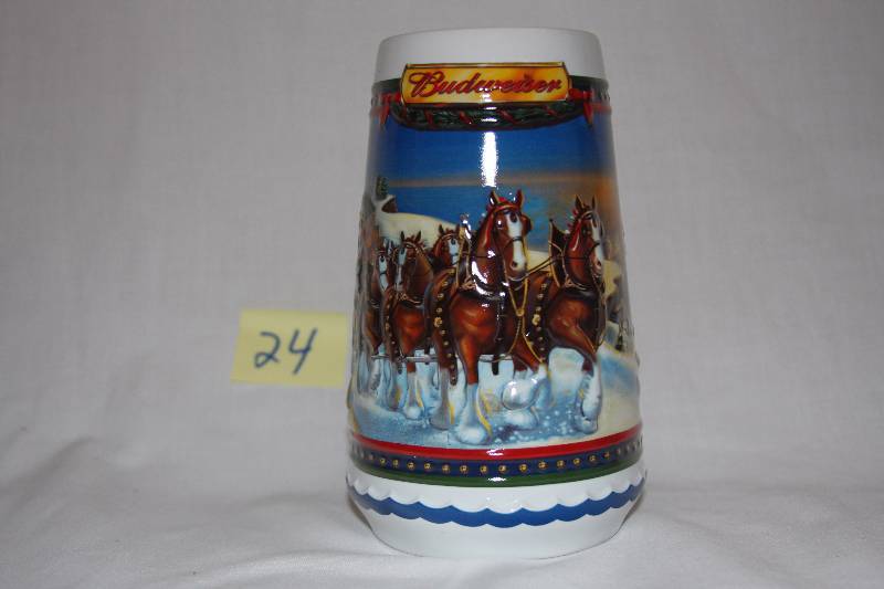 Budweiser Holiday Stein