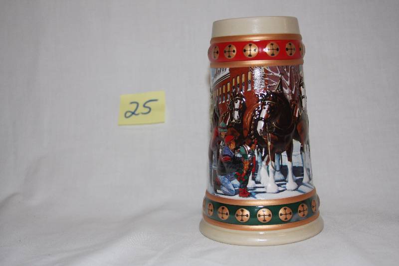 Budweiser Holiday Stein