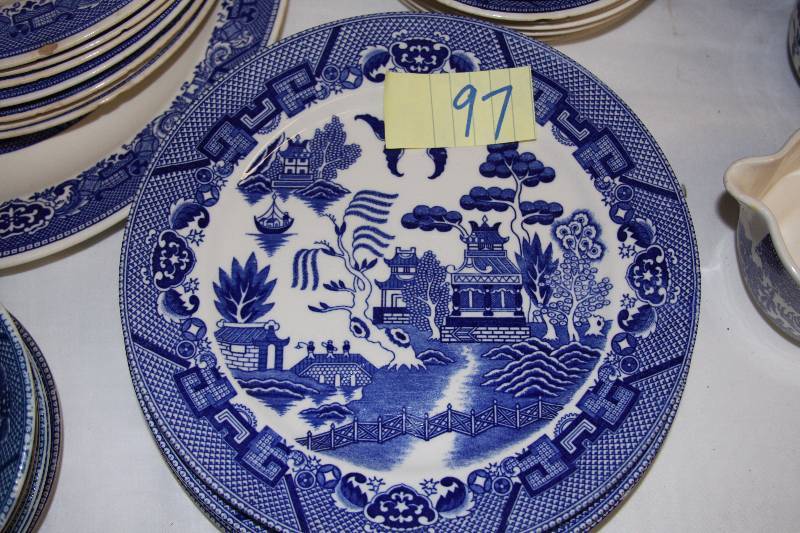 Blue Pattern Dishes