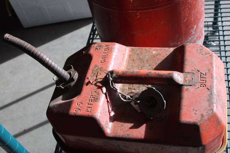 Vintage Metal Gas Cans