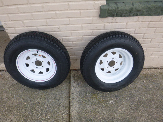 2 New Eco-Trail ST Trailer Tires