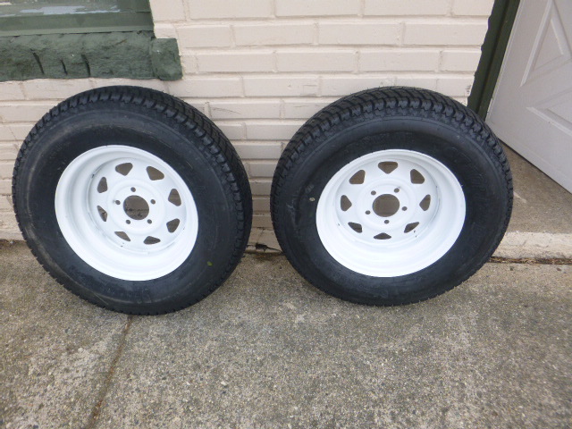 2 New Eco-Trail ST Trailer Tires