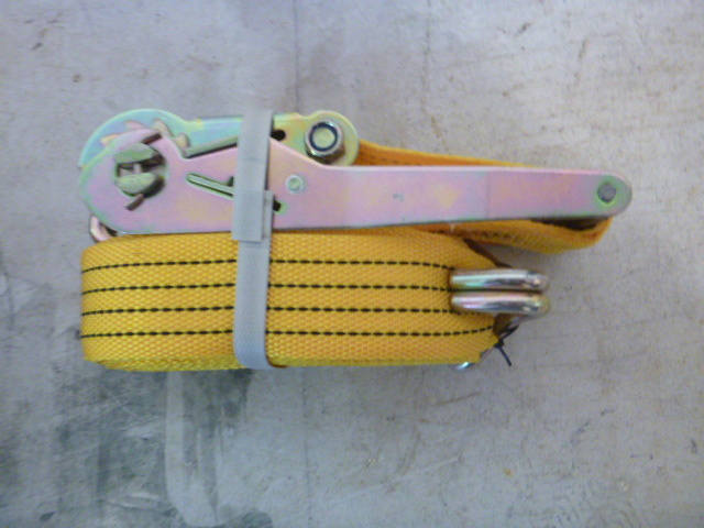 Ratchet Tie Down with J Hooks