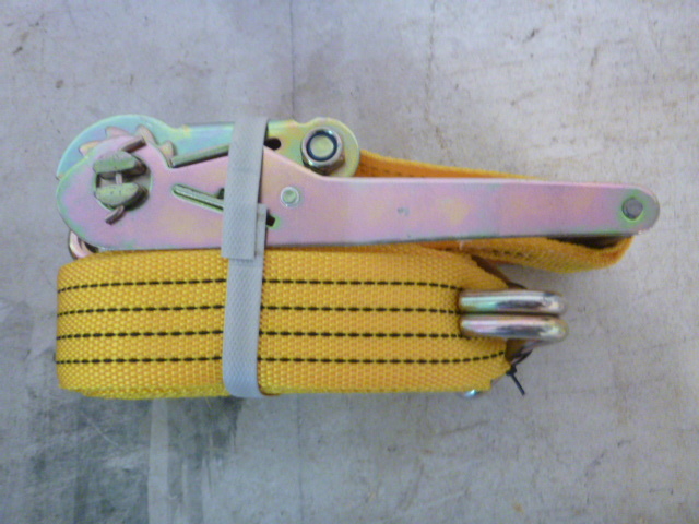 Ratchet Tie Down with J Hooks