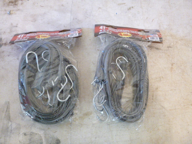 2 Packs of Erickson 41 Industrial EPDM Rubber Tarp Straps