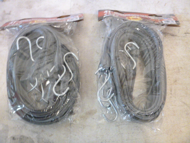2 Packs of Erickson 41 Industrial EPDM Rubber Tarp Straps