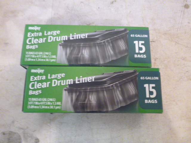 2 Boxes of Meijer Drum Liners