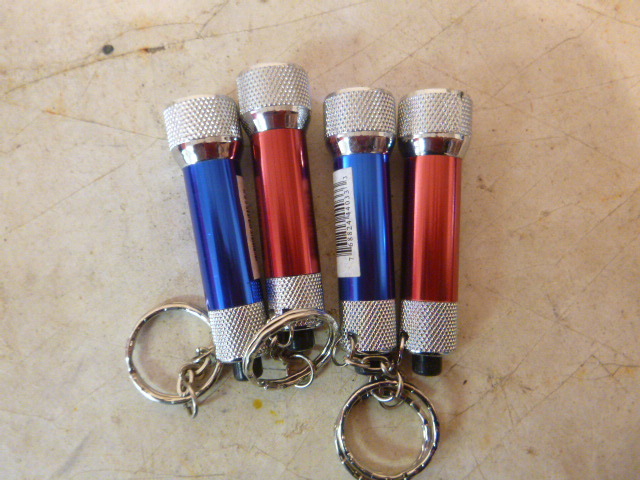 4 Key Chain Flashlights