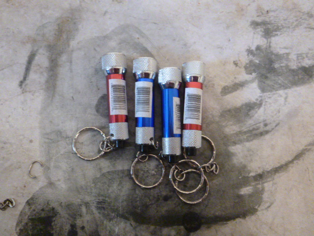 4 Key Chain Flashlights
