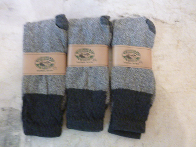 3 Pair of Hudson Bay Thermal Socks