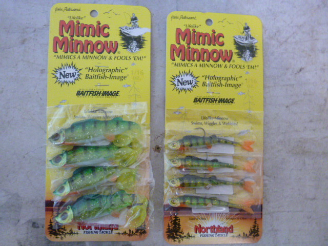 2 Packs of Mimic Minnows Holographic Northland Baitfish Image