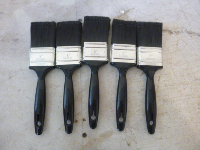 5 Paint Brushes