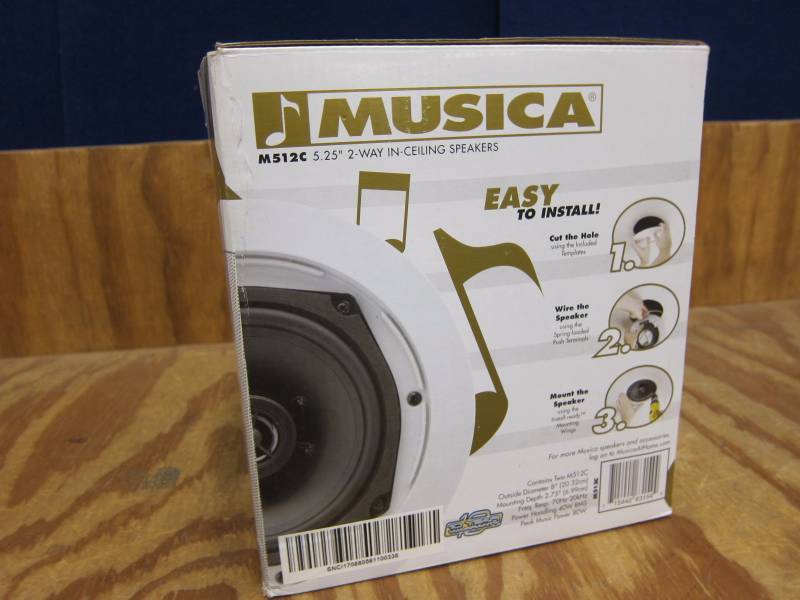 In Ceiling Speakers