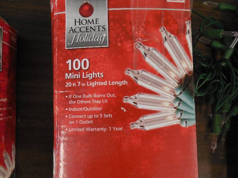 (5) Sets Of Christmas Lights