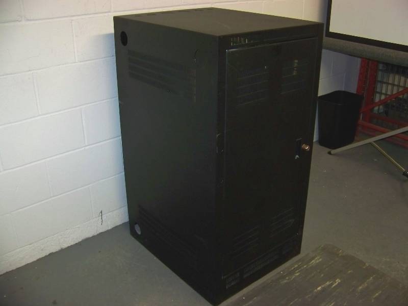 lot 85 image: Mid-Sized, all Metal, Computer  Server  Audio and Video Equipment Rack