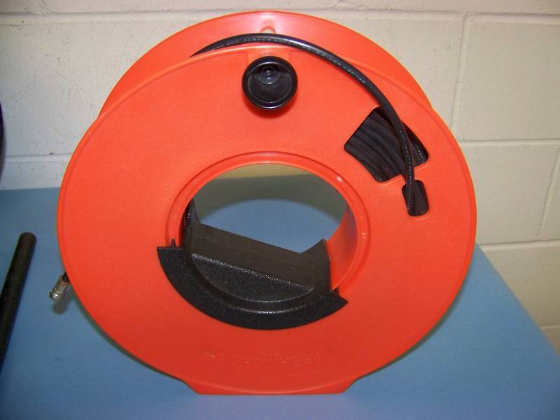 lot 50 image: (2) Cable  Wire Reels with wire  cable included