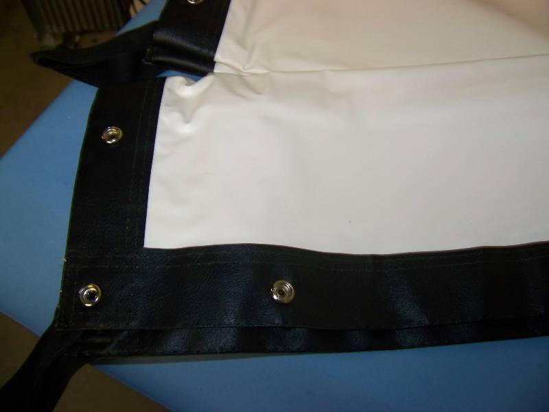lot 28 image: 8 x 8, Front Projection Screen Material with Snap Edging
