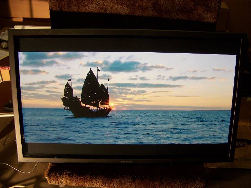 lot 1 image: 65, Panasonic, HD Plasma Display with Remote Control