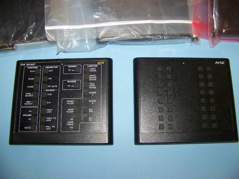 lot 42 image: (11) AMX  Panja, TXC32, 32-Button Transmitters  Controllers  Remote Controls